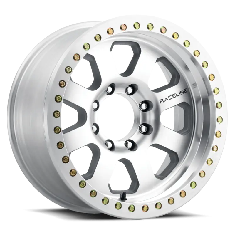 Raceline RT260M Avenger 17x9in Machined Beadlock Wheel 8x170 BP -12mm Offset 130.81mm Bore