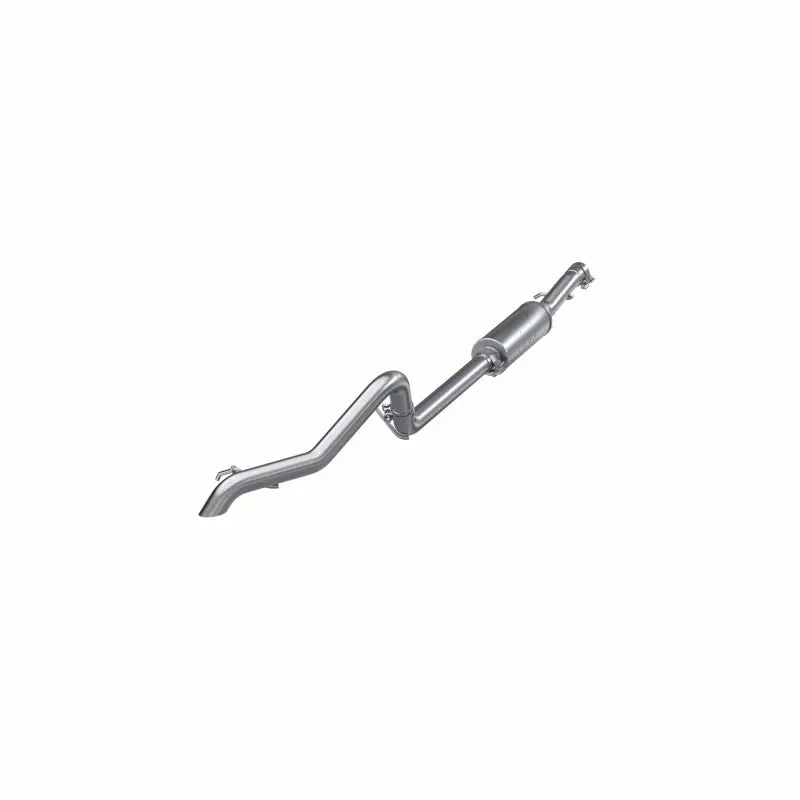 MBRP 2012 Jeep Wrangler Rubicon 3.6L V6 Cat-Back Single Rear Exit Off-Road T409 Exhaust System