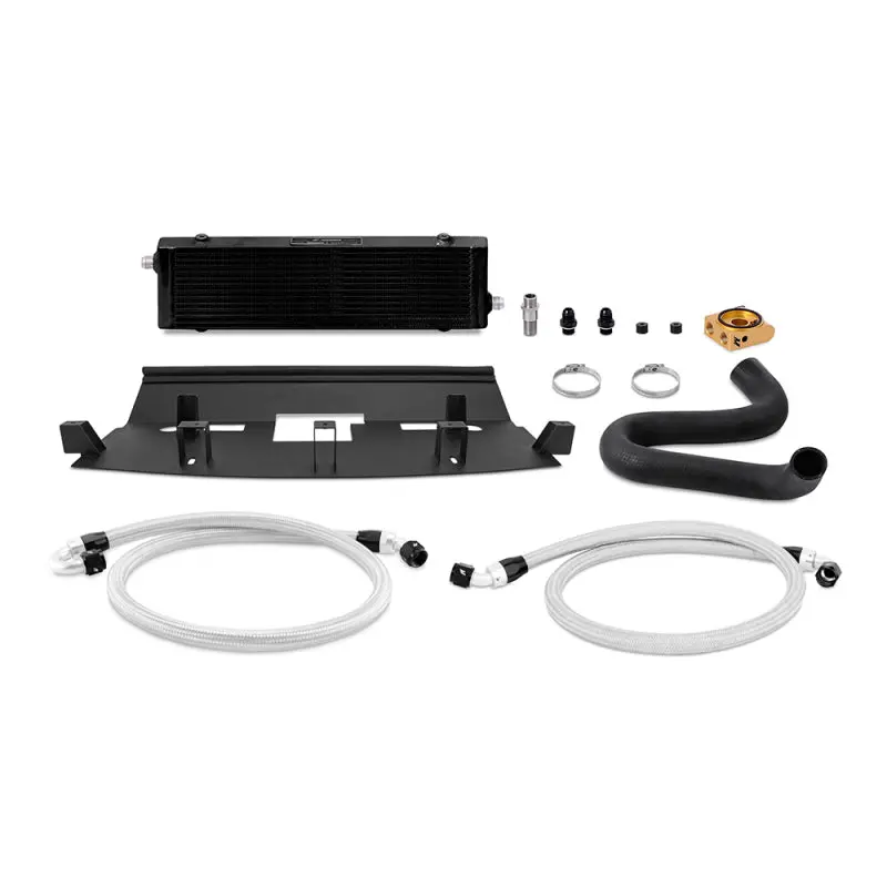 Mishimoto 2018+ Ford Mustang GT Thermostatic Oil Cooler Kit Black