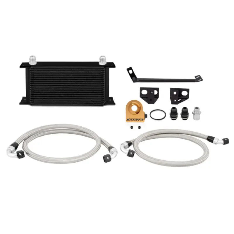 Mishimoto 15 Ford Mustang EcoBoost Thermostatic Oil Cooler Kit Black