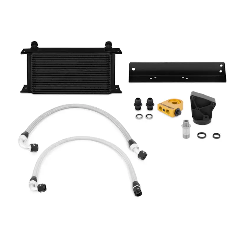 Mishimoto Thermostatic Black Oil Cooler Kit 2010-2011 Hyundai Genesis Coupe 3.8L