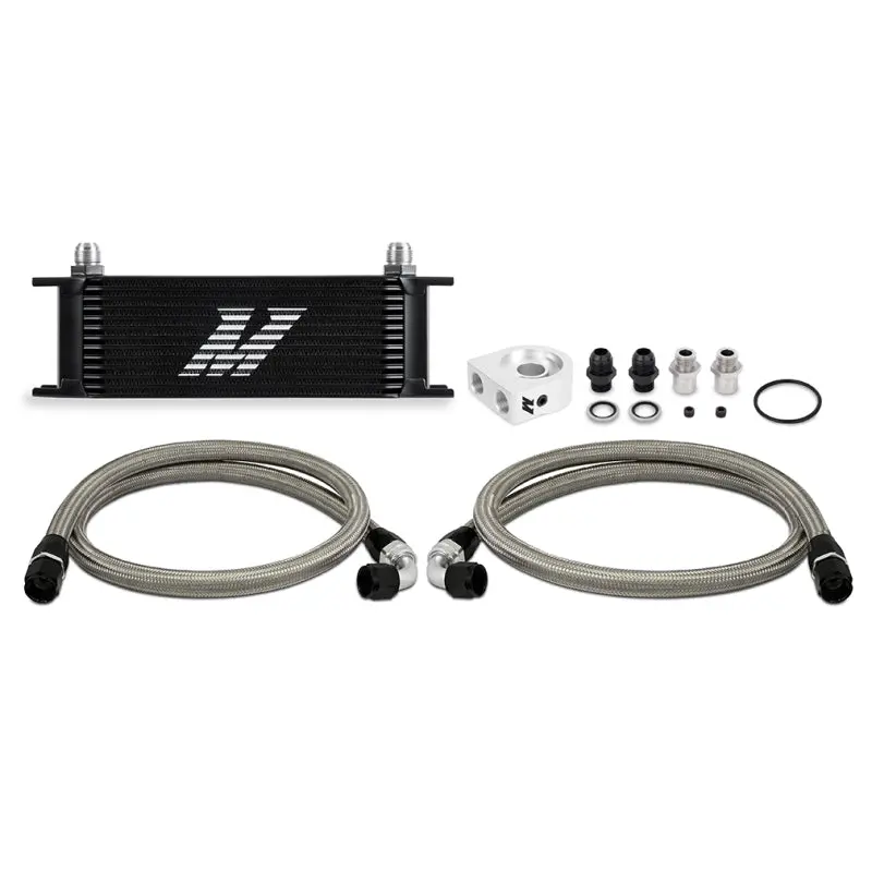 Mishimoto Universal 13 Row Oil Cooler Kit Black High Performance Vehicles
