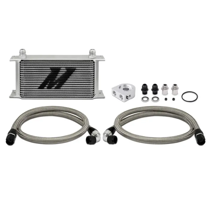 Mishimoto Universal 19 Row Oil Cooler Kit Enhanced Engine Cooling
