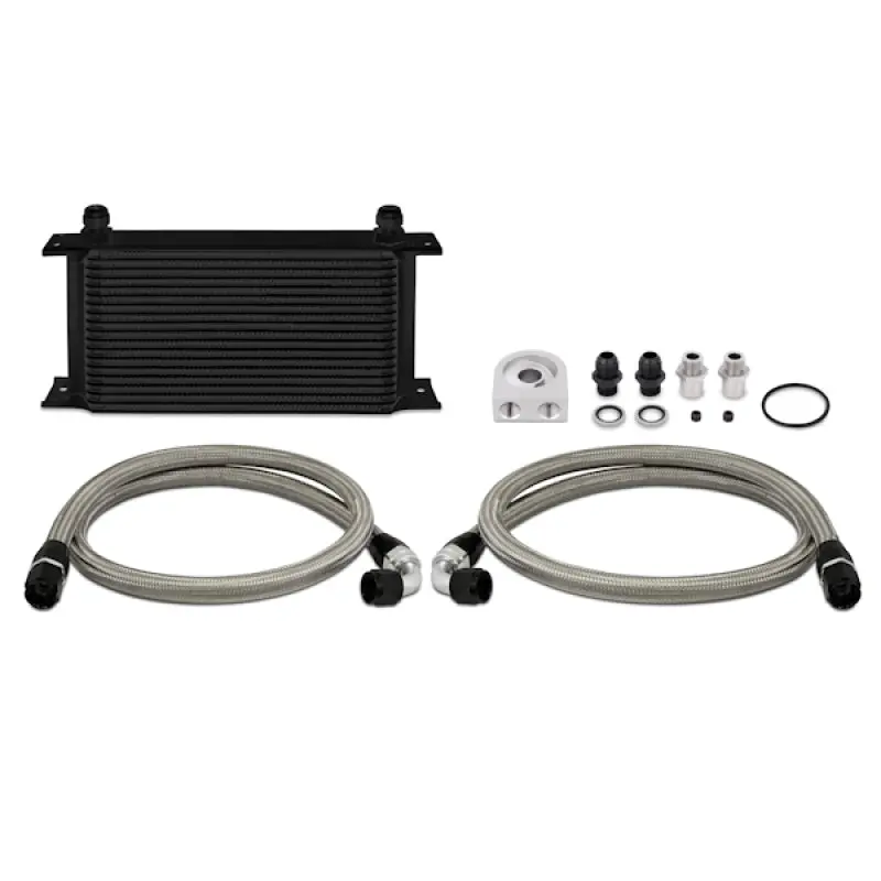 Mishimoto Universal 19 Row Oil Cooler Kit Black Finish