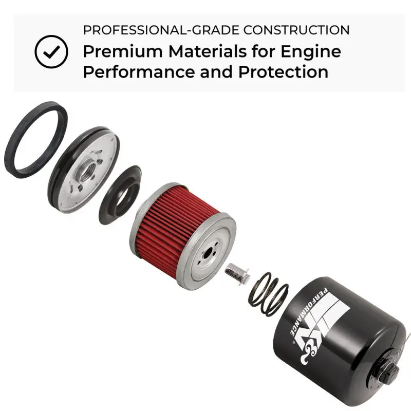 K&N BMW Oil Filter 3.031in OD x 3.531in H High Flow Performance K&N Engineering