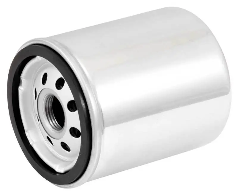 K&N Harley Davidson Chrome Oil Filter 3in OD x 4.063in H Stylish Design K&N Engineering