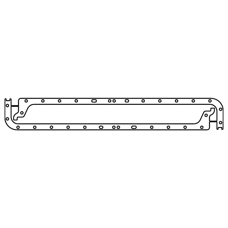 Cometic Jaguar XK6 .060in AFM Oil Pan Gasket Set Side Rails Only Replacement Cometic Gasket