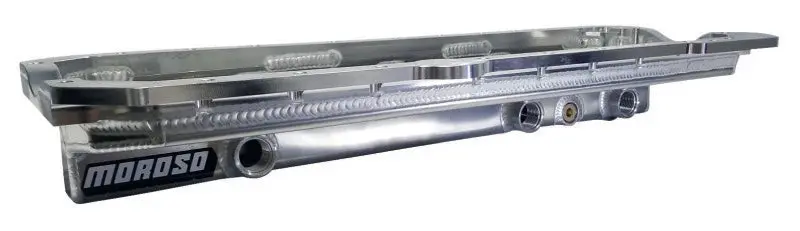 Moroso Dry Sump Aluminum Oil Pan Toyota 2JZ-GE 2JZ-GTE -12AN Fittings