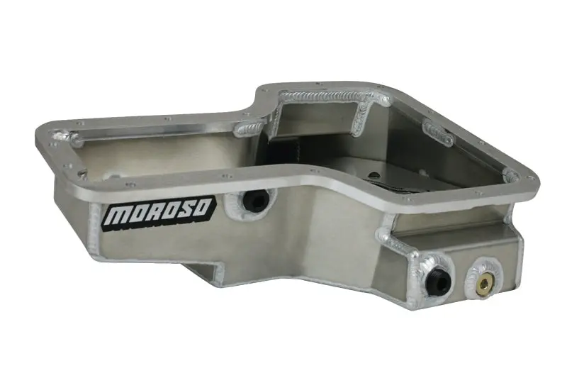 Moroso Lotus Toyota 1ZZ 2ZZ Road Race Baffled Wet Sump 6qt Stock Depth Aluminum Oil Pan