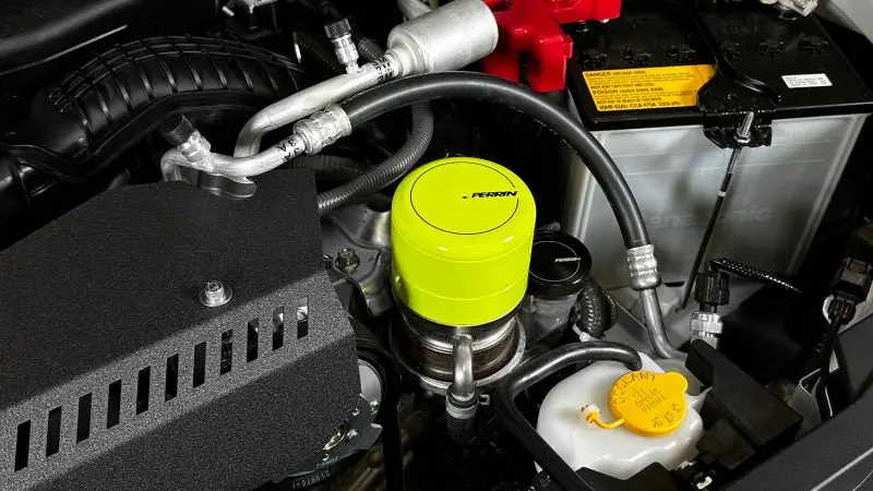 Perrin Neon Yellow Oil Filter Cover 2015+ Subaru WRX STI Perrin Performance