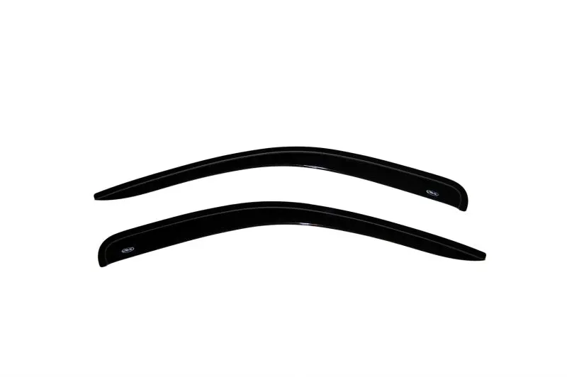 AVS Smoke Ventvisor Outside Mount Window Deflectors 2pc 05-10 Dodge Dakota Quad Cab
