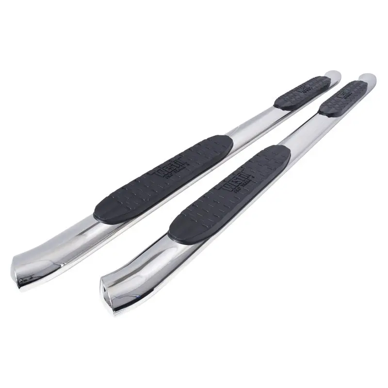 Westin PRO TRAXX 4 Oval Nerf Step Bars Stainless Steel 2005-2018 Toyota Tacoma Double Cab