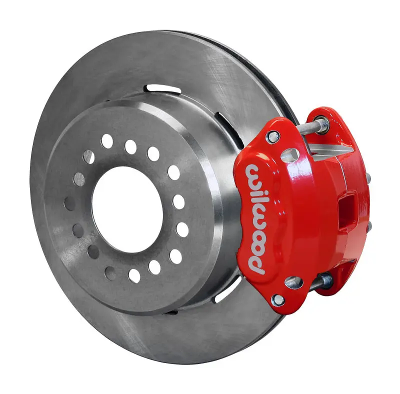 Wilwood D154 P/S Park Brake Kit Red Big Ford New Style 2.36in Offset - Premium Parking Brake Solution