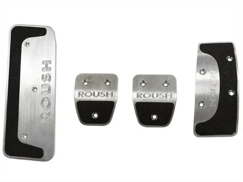 Roush 2015-2023 Ford Mustang 4-Piece Performance Pedal Kit Non-Slip Upgrade