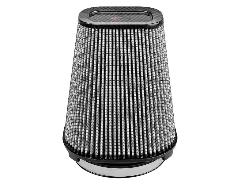 aFe MagnumFLOW Pro Dry S Air Filter 7.5x5.5F x 9x7B x 5.75x3.75T x 10H Carbon