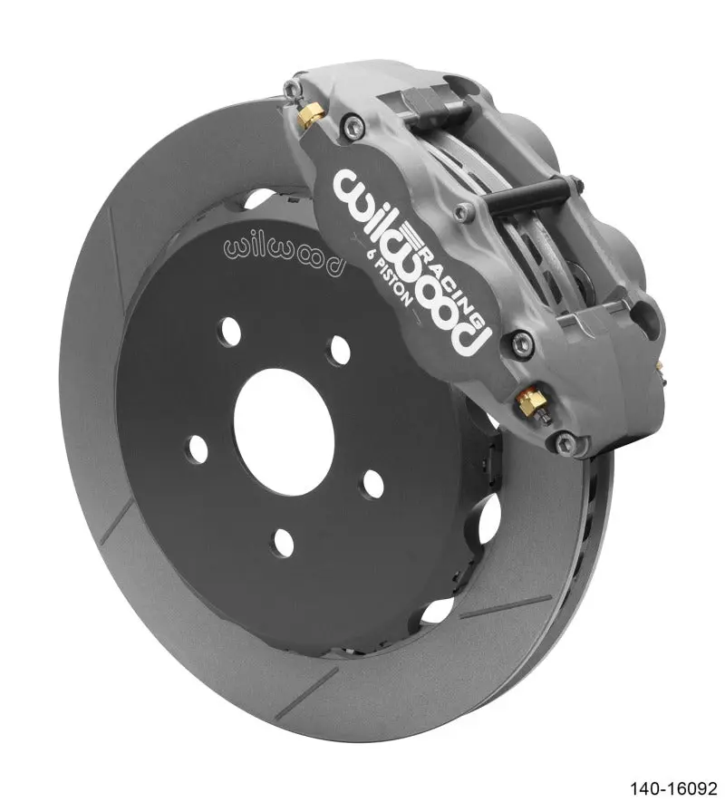Wilwood Forged Narrow Superlite 6R Front Brake Kit Race 12.88in Slotted Rotor 2006-2015 Honda Civic Si