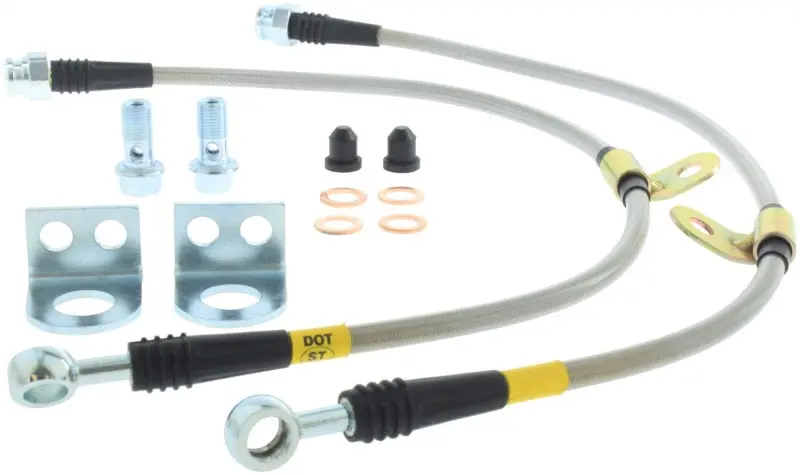 StopTech Stainless Steel BBK Front Brake Lines 14-15 Ford Fiesta ST
