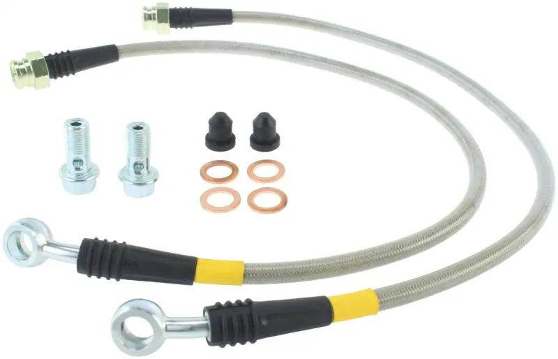 StopTech Stainless Steel Front Brake Lines 14-15 Chevy Corvette Z51 C7 V8