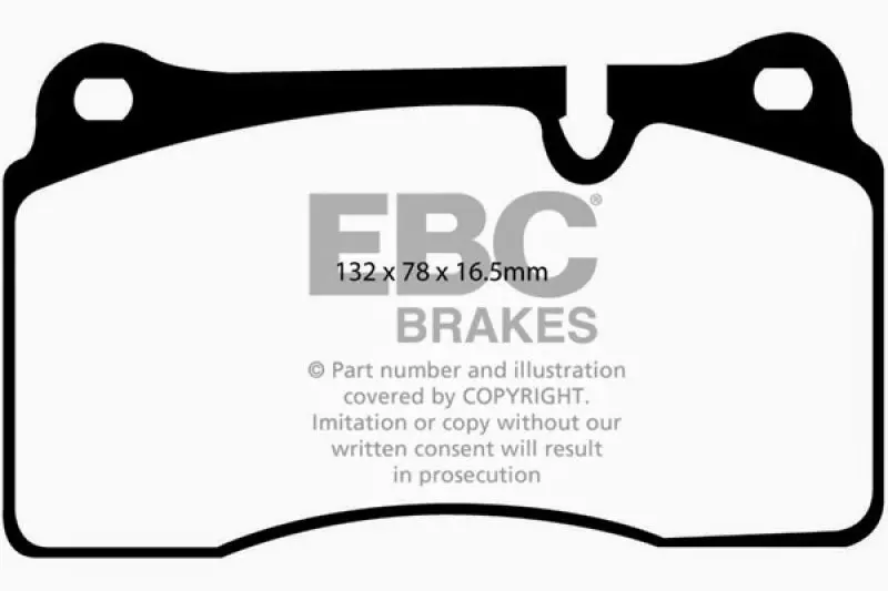 EBC Extra Duty Front Brake Pads 05-09 Land Rover Range Rover 4.2 Supercharged