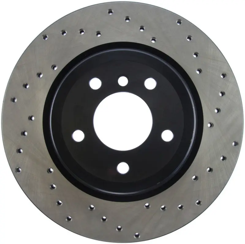 StopTech Cross Drilled Left Rear Rotor 07-10 BMW 335i Performance Brake System