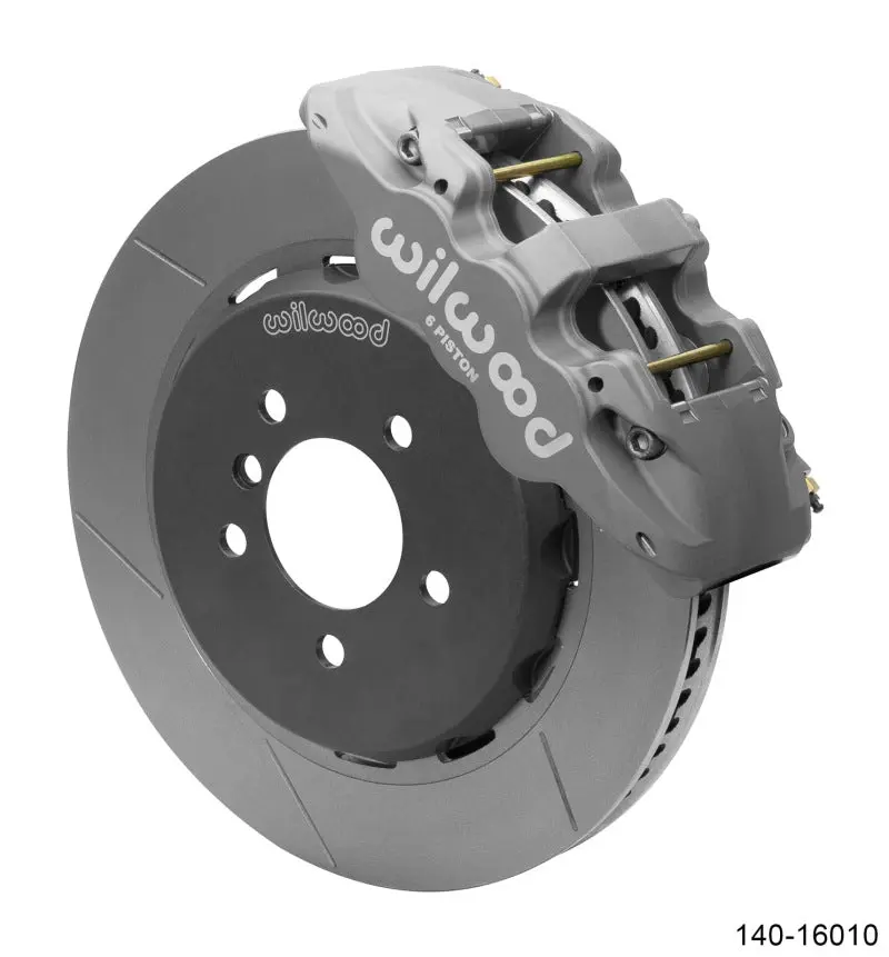 Wilwood AERO6 Front Brake Kit 14.00 Slotted Lines 96-99 BMW M3