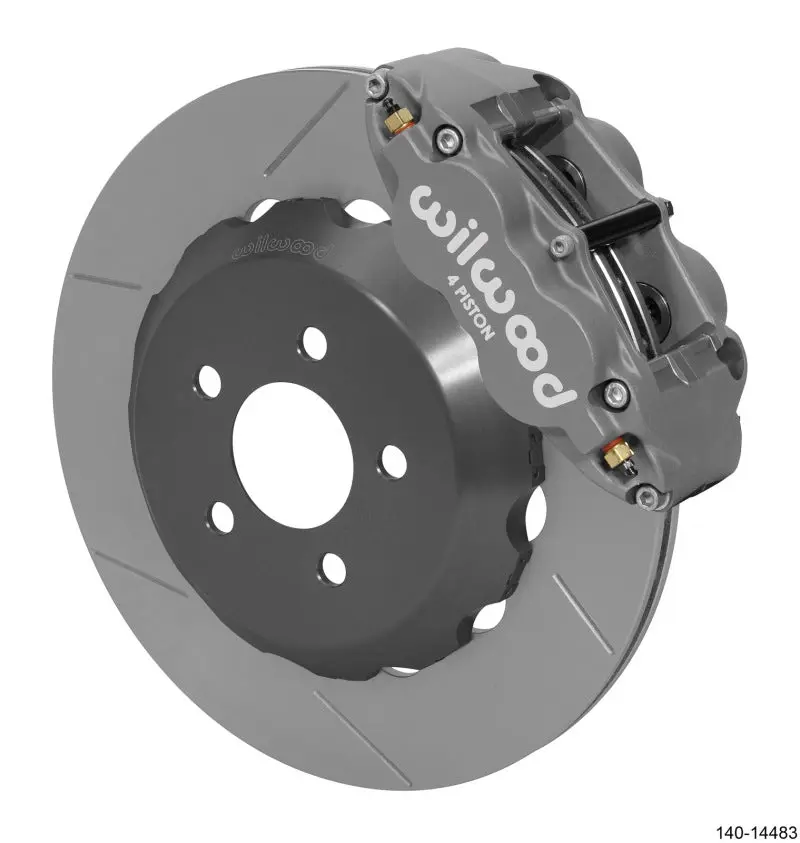 Wilwood 15+ Ford Mustang Forged Superlite 4R Rear Big Brake Kit 14.00in Rotor Anodized