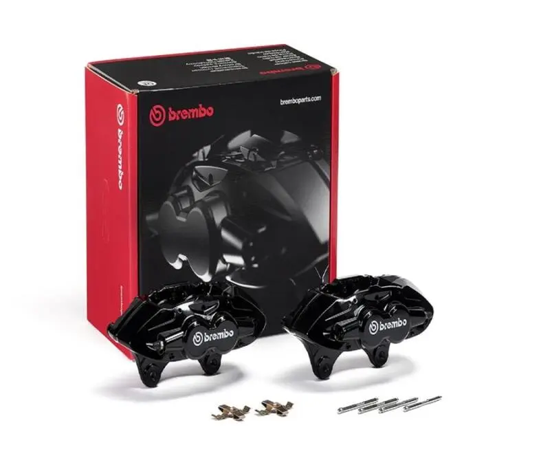 Brembo OE 16-21 BMW 3 M2 M3 M4 Front X-Style Hydraulic Brake Calipers Black