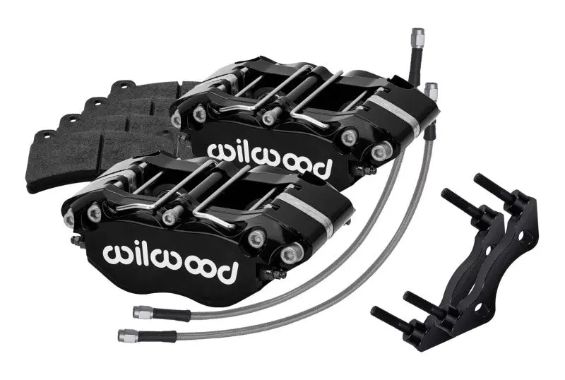 Wilwood 84-89 Porsche 911 Rear Dynapro Caliper Kit 3in MT Black