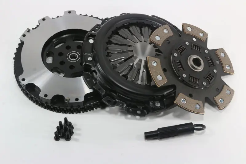 Competition Clutch 10-14 Genesis Turbo Stage 4 6 Pad Ceramic Clutch Kit Steel Flywheel