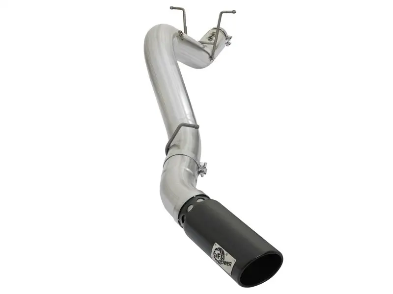 aFe ATLAS 5in DPF-Back Aluminized Steel Exhaust System GM Diesel Trucks 2017 V8 6.6L L5P