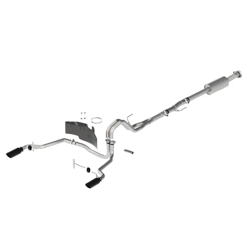 Ford Racing Extreme Rear Exit Exhaust Black Tips 2021-2024 F-150