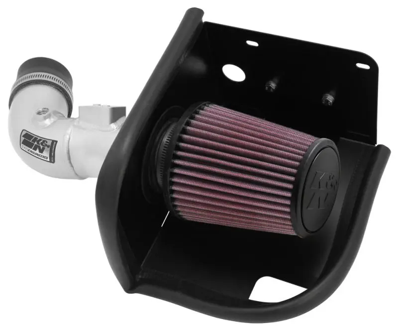 K&N 11-12 Ford Fiesta 1.6L L4 Silver Typhoon Performance Intake System K&N Engineering