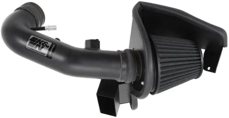 K&N 11-14 Ford Mustang GT 5.0L V8 Black Performance Air Intake Kit K&N Engineering