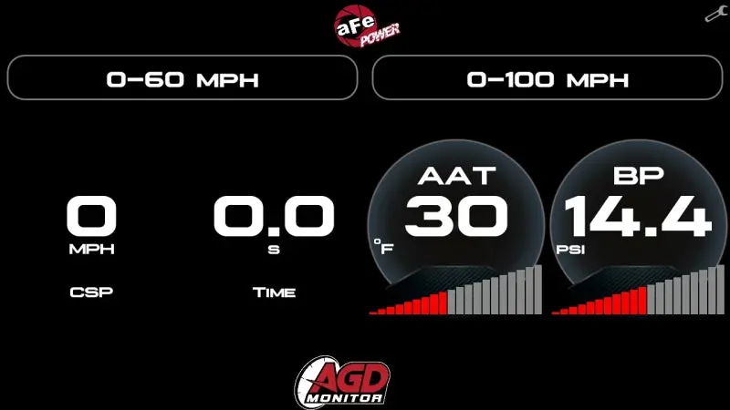 aFe AGD Advanced Gauge Display 5.5in Digital Monitor 08-18 Dodge RAM Ford GM Diesel Trucks
