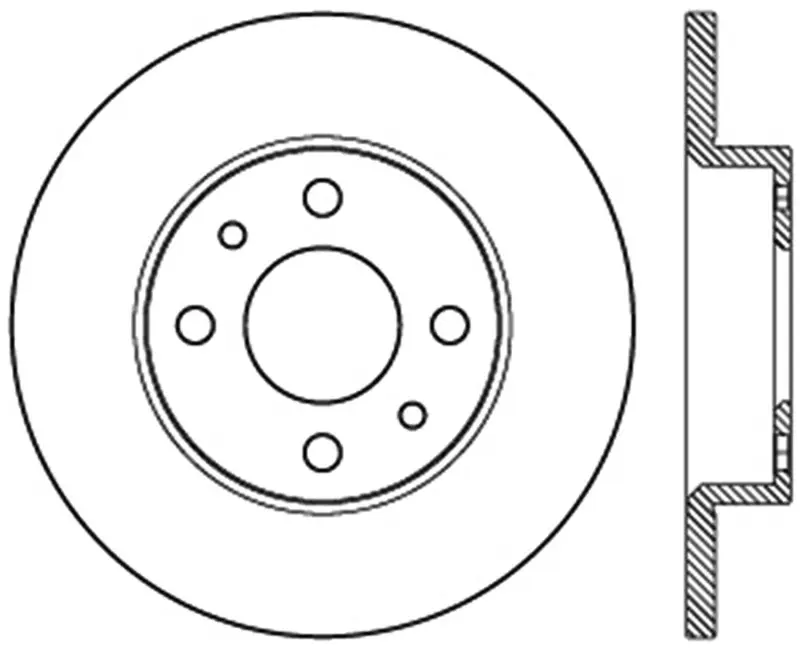 StopTech Slotted Sport Brake Rotor Performance Upgrade