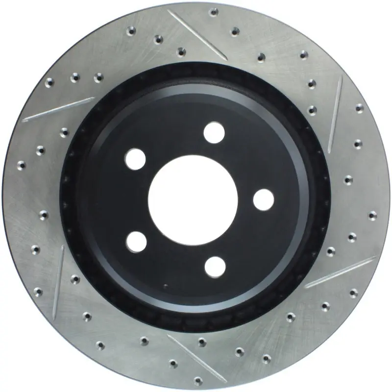 StopTech SportStop 06-09 Chrysler SRT-8 Rear Left Drilled Slotted Rotor