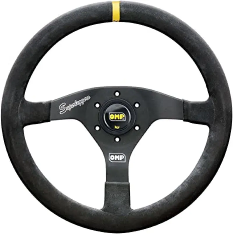 OMP Velocita Superleggero Suede Leather 350mm Steering Wheel Black