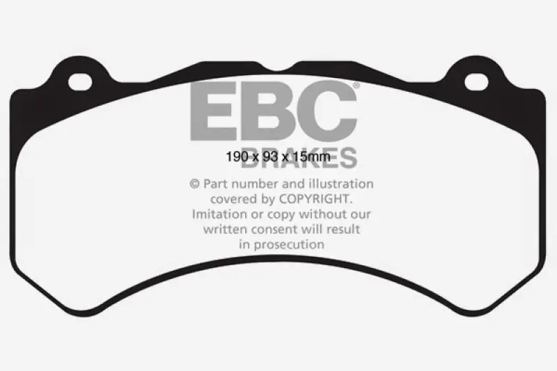 EBC 15+ Cadillac CTS 3.6 Twin Turbo Ultimax2 Front Brake Pads High Performance