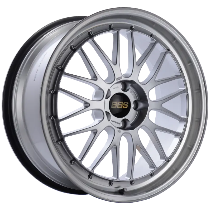 BBS LM 20x9.5 5x114.3 ET40 CB66 Diamond Silver Center Diamond Cut Lip Wheel