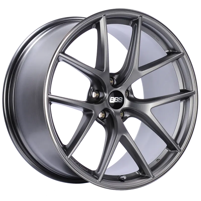 BBS CI-R 20x10.5 5x112 ET35 Platinum Silver Polished Rim Protector Wheel PFS/Clip Required