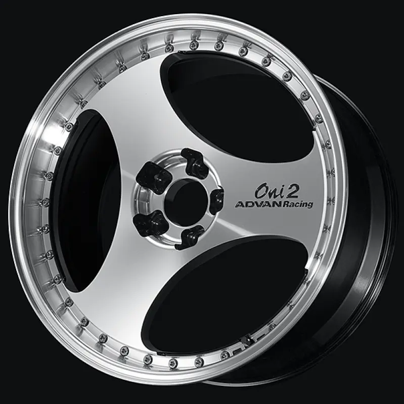 Advan RSII 18X9.5 +41 5-98 PCD Racing Hyper Black Lightweight Performance Wheel