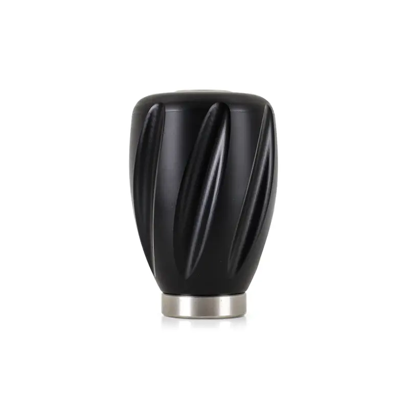Mishimoto Steel Core Twist Shift Knob Black Delrin - Durable & Lightweight