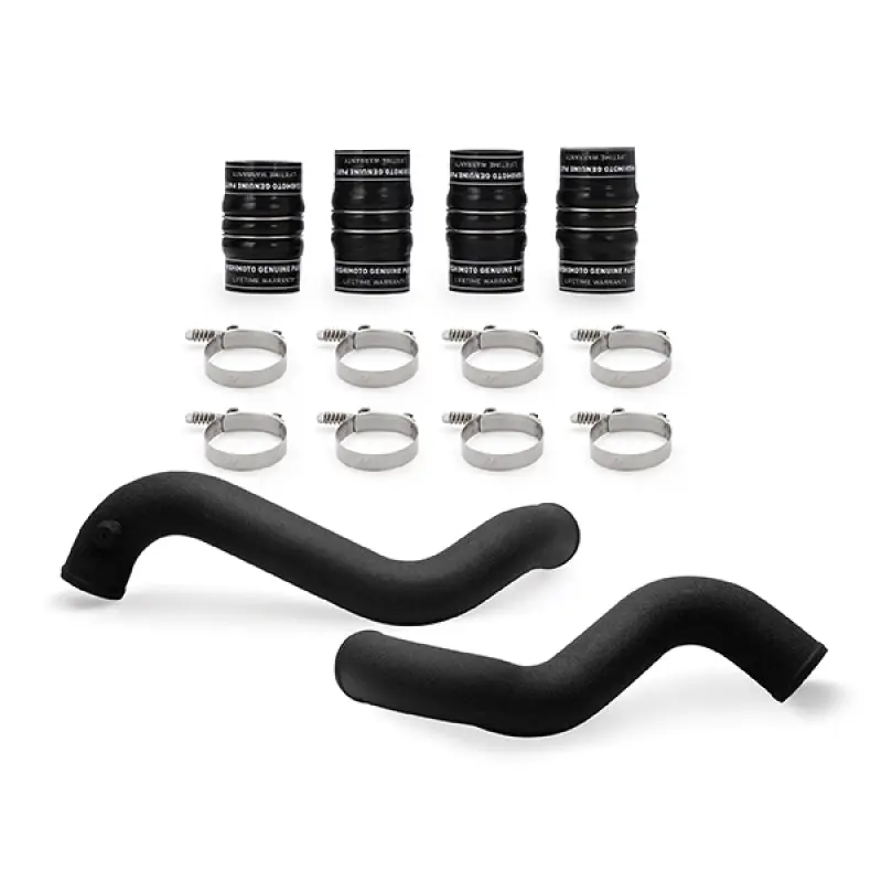 Mishimoto 2016 Nissan Titan XD Intercooler Pipe and Boot Kit Wrinkled Black