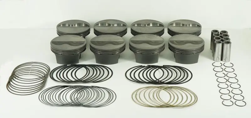 Mahle MS Piston Set SBC 362ci 4.060in Bore 3.5in Stroke 6.0in Rod .927 Pin -9cc 12.0 CR Set 8