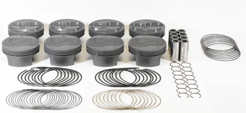 Mahle MS Piston Set SBF 347ci 4.030in Bore 3.4in Stroke 5.4in Rod .927 Pin 7cc 11.8 CR Set 8