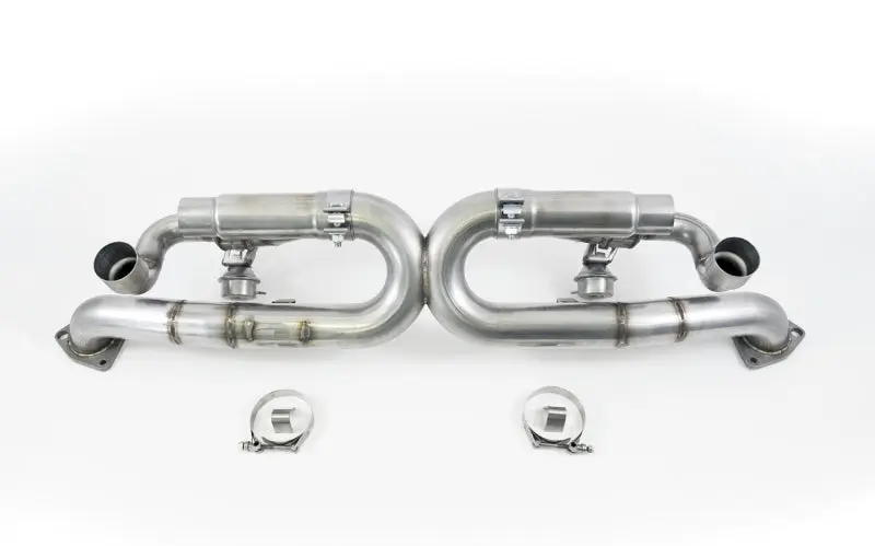 AWE Tuning Porsche 991 SwitchPath Exhaust Non-PSE Cars Chrome Silver Tips - Performance Exhaust System