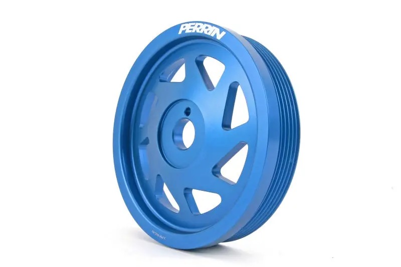 Perrin 15-18 Subaru WRX 13-20 BRZ 14-18 Forester XT FA FB Crank Pulley Blue Perrin Performance