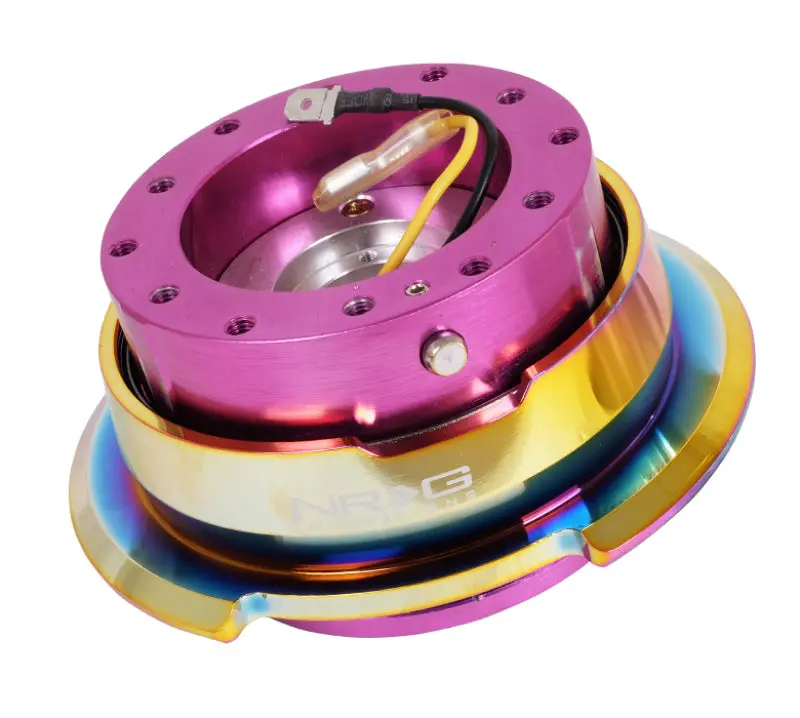 NRG Quick Release Gen 2.8 Purple Body Neochrome Ring