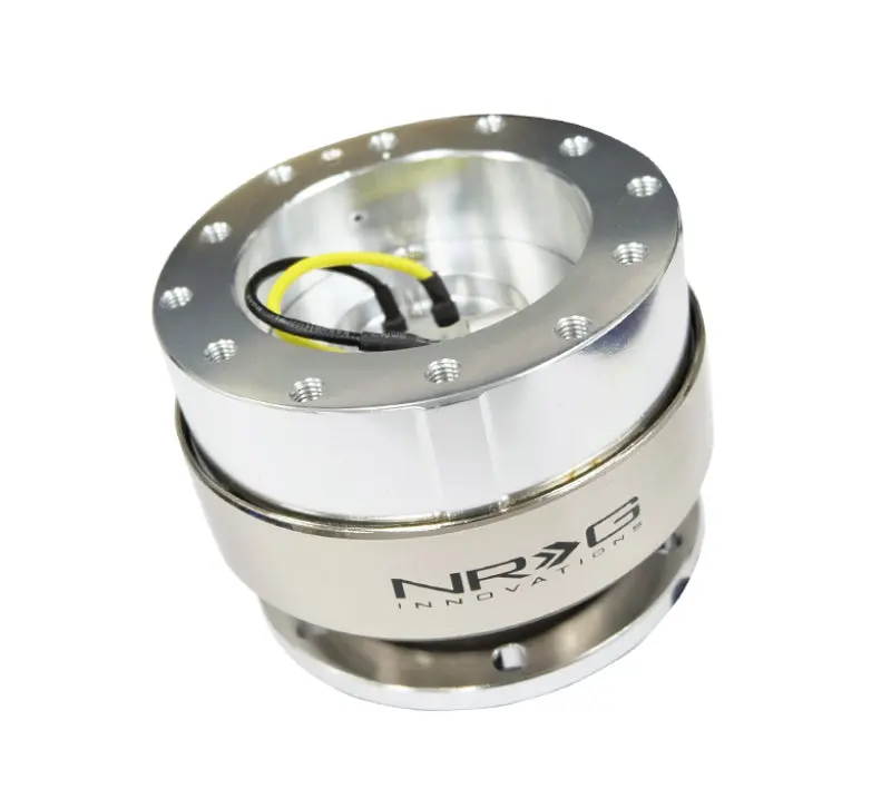 NRG Quick Release Gen 2.0 Silver Body Brushed Silver Ring