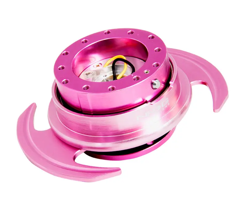 NRG Quick Release Kit Gen 3.0 Pink Pink Ring and Handles Custom Steering